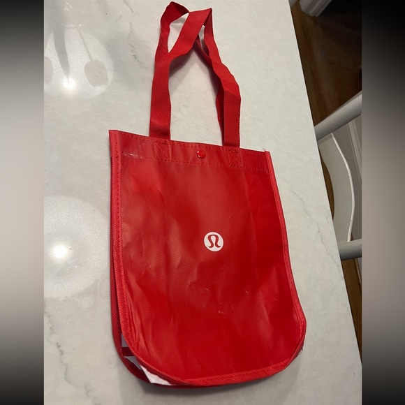 lululemon athletica Other - Lululemon Reusable Shopping Tote Bag Red White